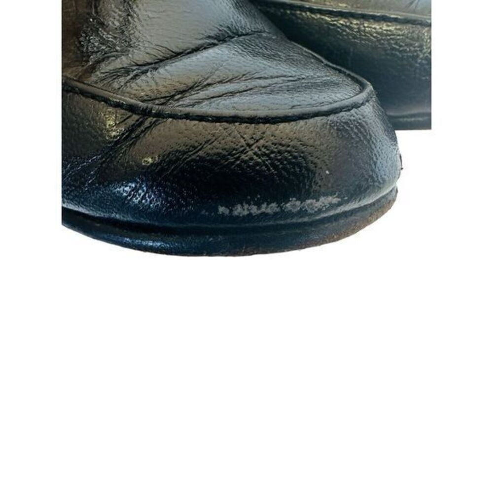 Vintage Louis Carmini Volpe Black Leather Childs Shoes 6 1/2 Dress Shoe Retro - Picture 7 of 13